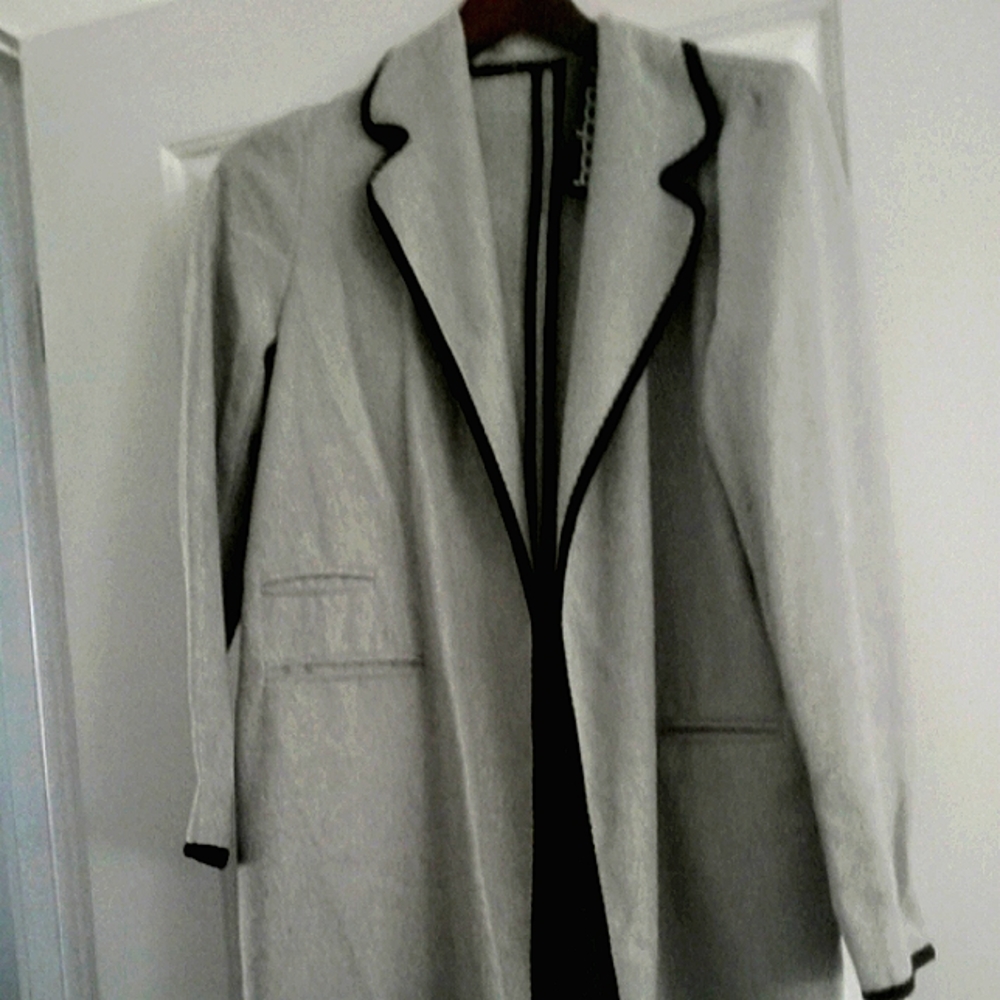 BOOHOO Amelie Wool Crombie Long Coat NWT #SALE